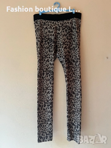 Тигров клин с черен ластик в талията М размер 🐅