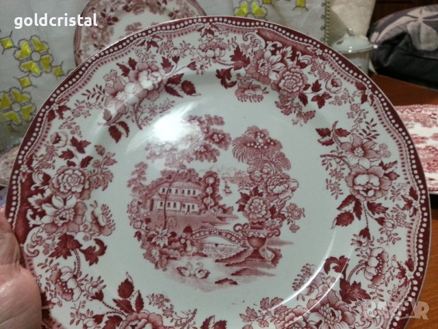 Английски порцелан чинии, снимка 7 - Антикварни и старинни предмети - 44466031