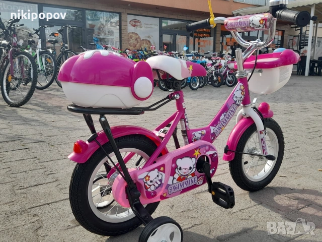 MONI Велосипед 12" 1282 розов, снимка 9 - Велосипеди - 53759040