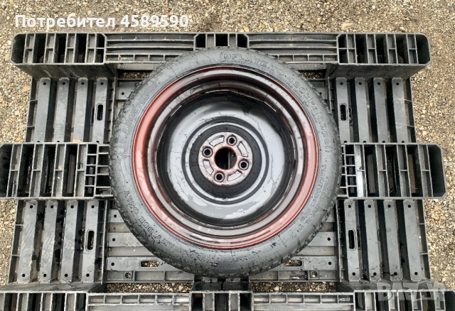 Оригинална патерица/резервна гума 15цола 4x100 за Honda Jazz,Mitsubishi Colt,Spacestar, снимка 5 - Гуми и джанти - 52472100