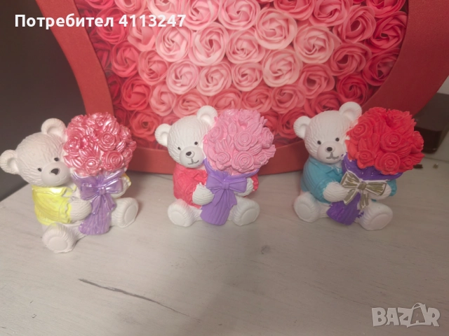 Керамични мечета ръчно изработени 