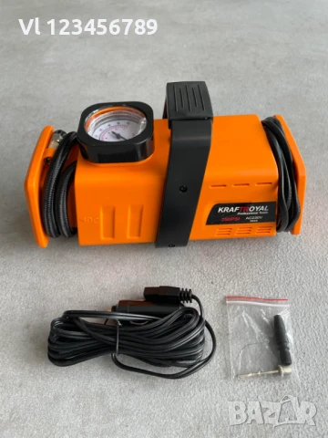 Автомобилен компресор - работещ с 12  или  220 волта, снимка 2 - Аксесоари и консумативи - 50732090