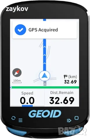 CC600 Компютър за велосипед GEOID HS800 Монитор за сърдечен ритъм, снимка 2 - Части за велосипеди - 49244385