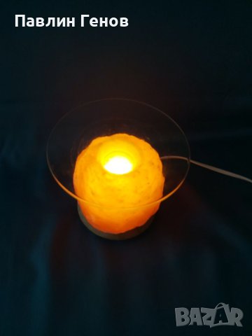 Настолна лампа хималайска сол, снимка 8 - Настолни лампи - 41148519