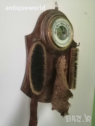 19 Век Рядък Английски Трюмен Морски БАРОМЕТЪР, снимка 2 - Антикварни и старинни предмети - 41594905