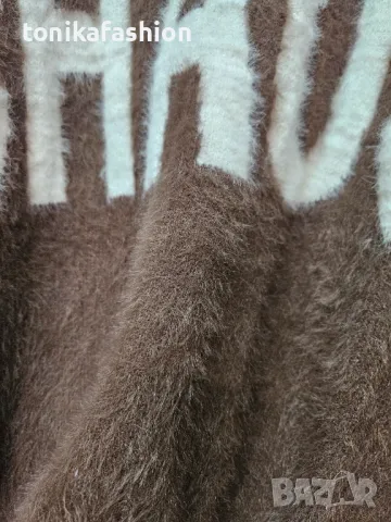 Пухкав дамски пуловер , снимка 8 - Блузи с дълъг ръкав и пуловери - 48615478