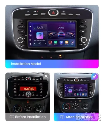 Мултимедия за Fiat Punto, Linea, Punto Grande, Навигация, Двоен дин, дисплей, Андроид плеър, Android, снимка 8 - Аксесоари и консумативи - 50047624