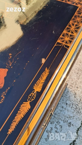 Шкаф масив с рисунки черен, снимка 12 - Шкафове - 52527003