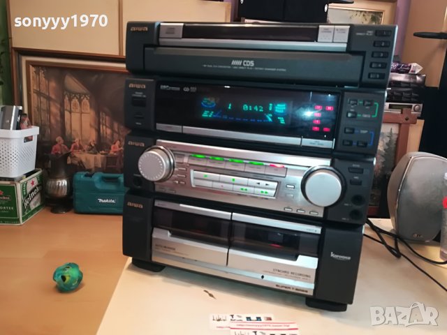 aiwa-BIG AIWA-39Х36Х32СМ-ВНОС GERMANY 0501231851, снимка 9 - Ресийвъри, усилватели, смесителни пултове - 39202911