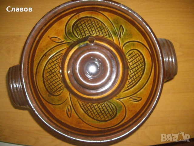 Гювеч (Глинена тенджера с капак) Троянска керамика 6 л, снимка 3 - Съдове за готвене - 51375431