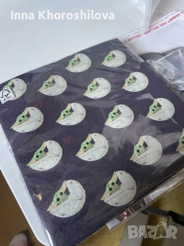 Комплект аксесоари за парти Star Wars мнотоцветен, снимка 9 - Декорация - 51258015