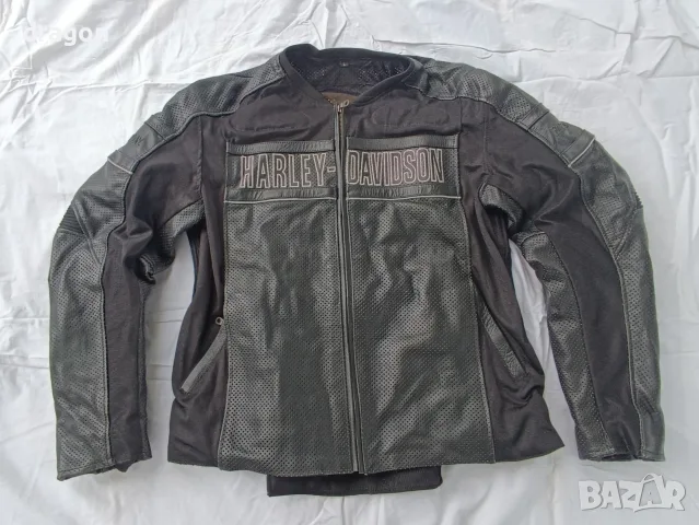 Ново кожено яке Harley Davidson L / Харлей Дейвидсън