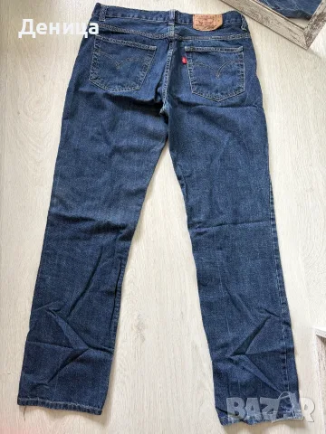 Levi's класически мъжки сини дънки (размер L), снимка 2 - Дънки - 56225026