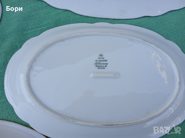 Немски порцелан плата, снимка 7 - Чинии - 36224365