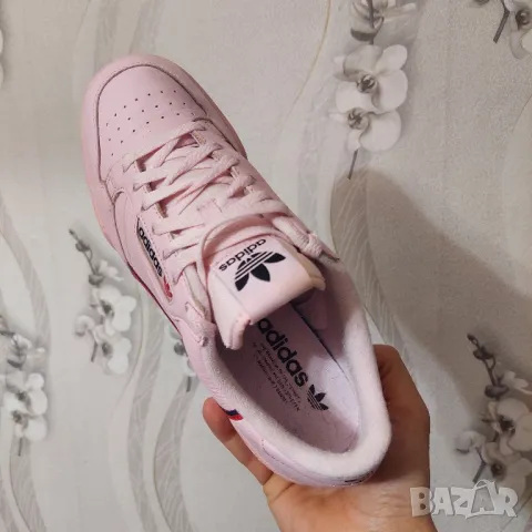 кецове/ маратонки Adidas Continental 80 Clear Pink Scarlet  номер 42-42 2/3, снимка 9 - Маратонки - 39213643