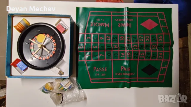 Ретро настолна игра "Рулетка" от ГДР - Пълен комплект, снимка 4 - Рулетки - 56076146