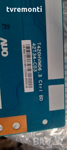 TCon BOARD ,T420HVN06.3,CTRL BD, 42T34-C03,, снимка 3 - Части и Платки - 36059392