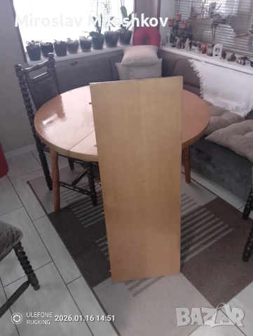 трапезна маса от масивно дърво, снимка 2 - Маси - 53122606