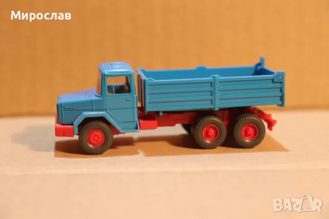 WIKING 1:87 H0 MAGIRUS САМОСВАЛ ГОНДОЛА КАМИОН TIR МОДЕЛ