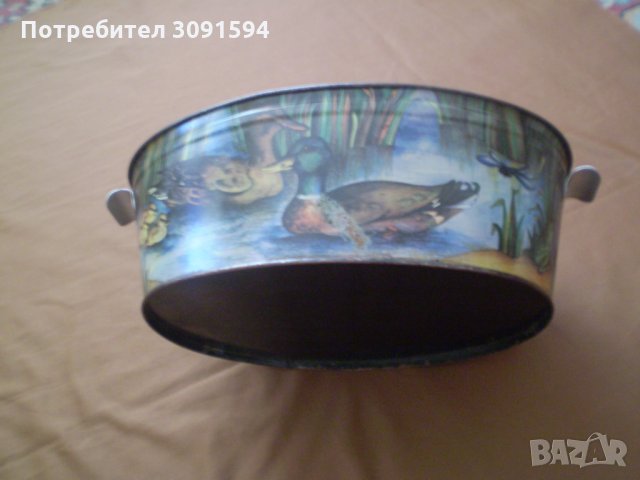  РЕТРО ИГРАЧКА МЕТАЛНА ВАНИЧКА произведена в СССР