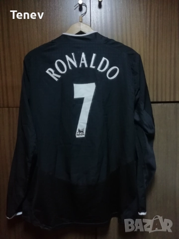 Manchester United Ronaldo Away 2003 2004 2005 Nike Long Sleeve Роналдо Манчестър Юнайтед екип 