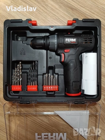 Акумулаторна бормашина FERM AX 12 V