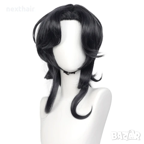 Аниме перука синьо сива Fifth Personality Knight, снимка 4 - Аксесоари за коса - 50962202