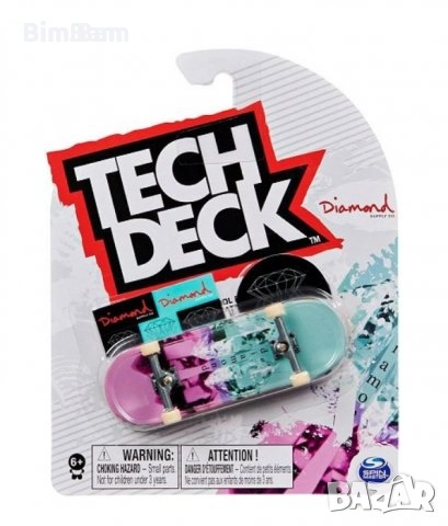 Мини скейтборд със стикери Spin Master / Tech Deck - различни модели