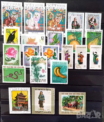 Виетнам 100 бр.марки К.1, снимка 3 - Филателия - 47757165