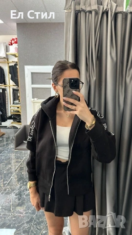 🌸📌Ватирани СК 26 евро Черно- М,Л/Бяло-С,М,Л, снимка 5 - Спортни екипи - 53446802