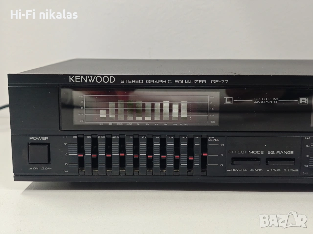 EQ стерео графичен еквалайзер KENWOOD GE-77, снимка 2 - Еквалайзери - 53606552