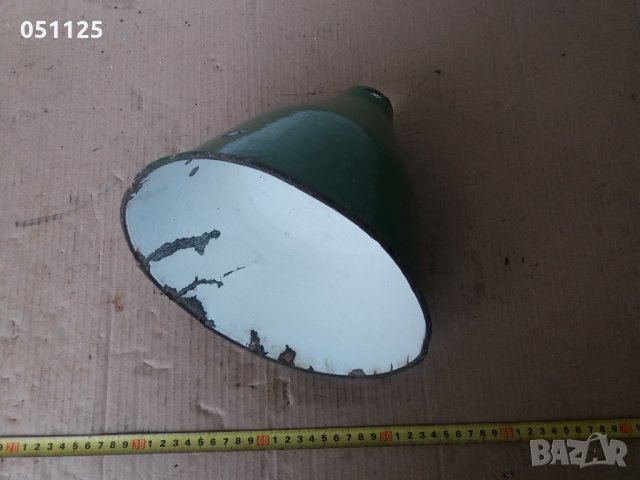 емайлирана соц. винтидж лампа, снимка 3 - Антикварни и старинни предмети - 35770406