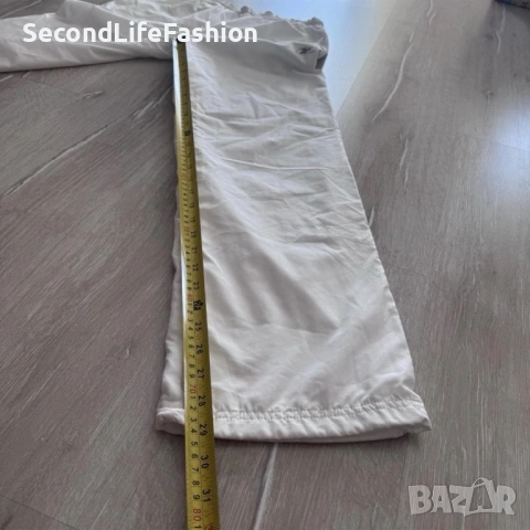Дамски спортен панталон Reebok, бял, размер S, снимка 5 - Панталони - 53109562