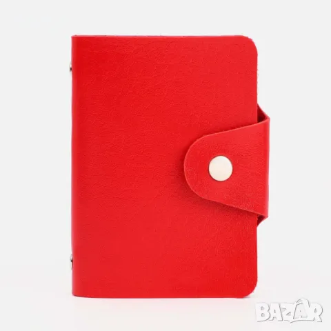 3554 Кожен визитник калъф за документи картодържач, 24 страници, снимка 2 - Портфейли, портмонета - 39680739