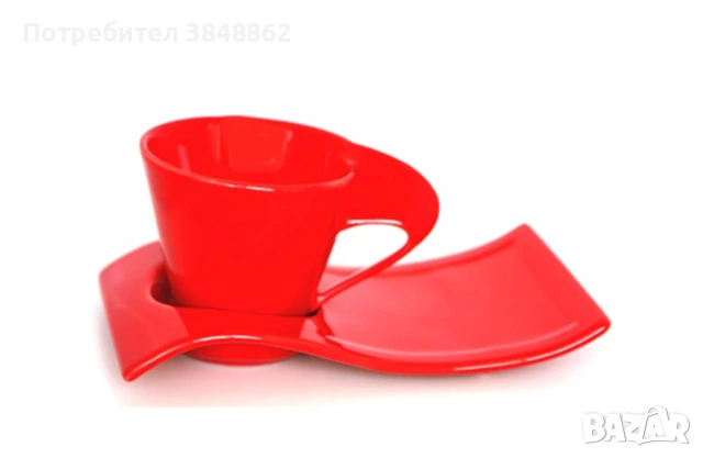 Порцеланов сервиз за чай и кафе. 