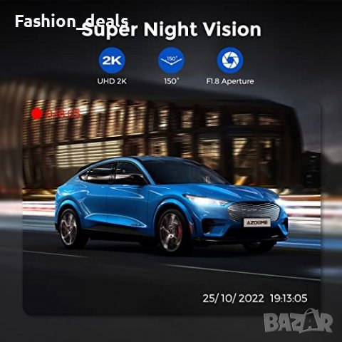 Нова компактна 2K камера за кола автомобил рекордер Dash Cam Видеорегистратор, снимка 5 - Друга електроника - 40124596