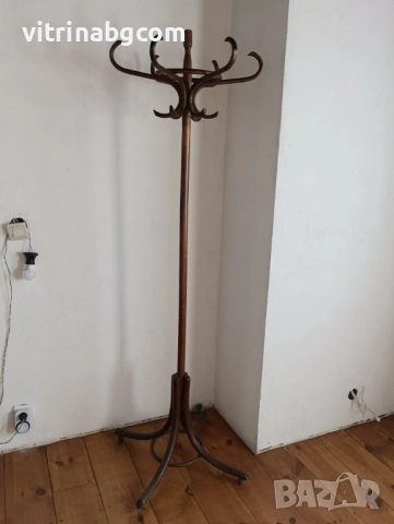 Автентична виенска закачалка (тип Thonet), снимка 3 - Антикварни и старинни предмети - 53854103