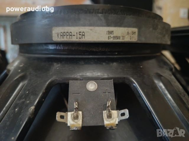 Американски Профи 15 инча говорители Eminence Kappa-15A - 450W/900W - 8 OHM - 2бр., снимка 4 - Тонколони - 53658938