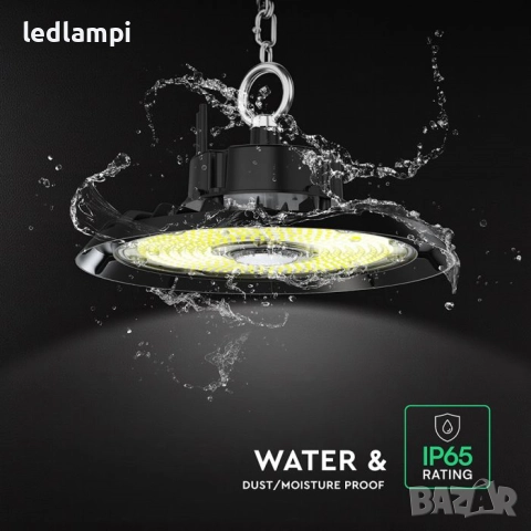 LED Индустриална Камбана 150W CREE Чип 135Lm/W - 6 Години Гаранция Студено Бяла Светлина, снимка 5 - Други - 8536832
