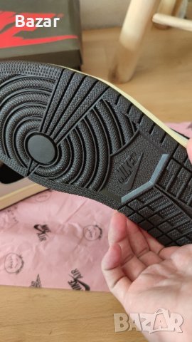 Nike Air Jordan 1 Low Travis Scott Dark Mocha Нови Мъжки Обувки Маратонки Размер 44 Номер 28см , снимка 4 - Маратонки - 41498551