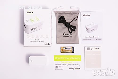 Нов Интелигентен пръстов пулсов оксиметър/Kinetik Wellbeing, снимка 2 - Други - 41432476