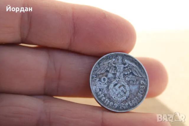 ''2 марки'' 1937-ма година, снимка 2 - Нумизматика и бонистика - 47726257