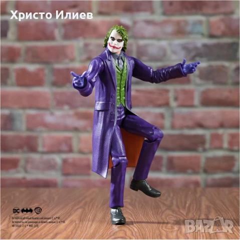 Фигура Джокера Батман Batman 30см The Dark Knight Joker Spin Master, снимка 2 - Фигурки - 51215157