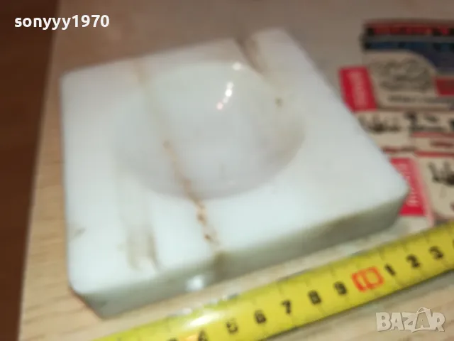 🍀МРАМОРЕН ПЕПЕЛНИК-1905251123LCHERY, снимка 5 - Антикварни и старинни предмети - 50343269