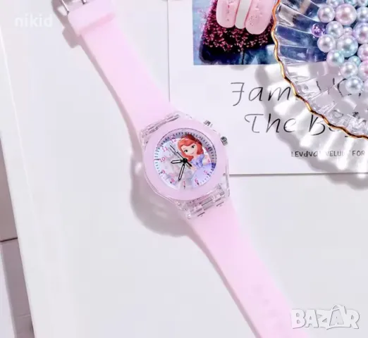 Принцеса София Първа Sofia the First Светещ детски часовник 