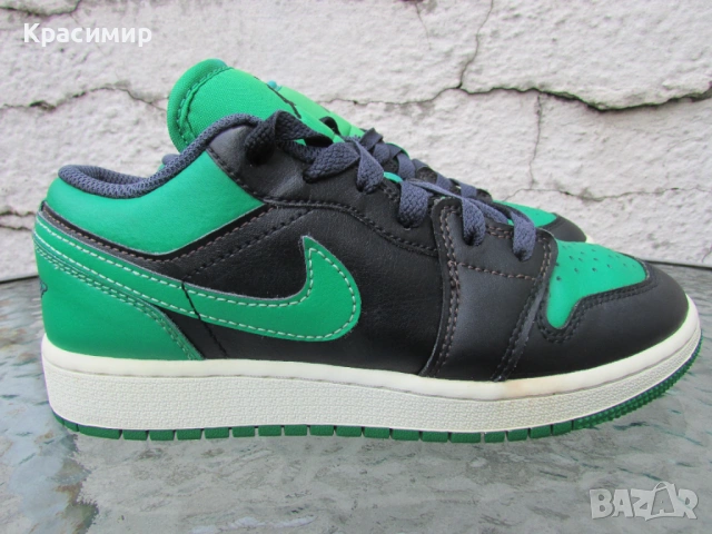 Детски маратонки Nike Air Jordan 1 Low ‘Lucky Green’