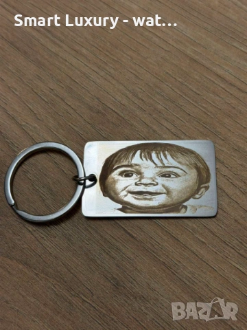 Гравирана снимка и текст върху ключодържател от неръждаема стомана , снимка 2 - Други - 53759357