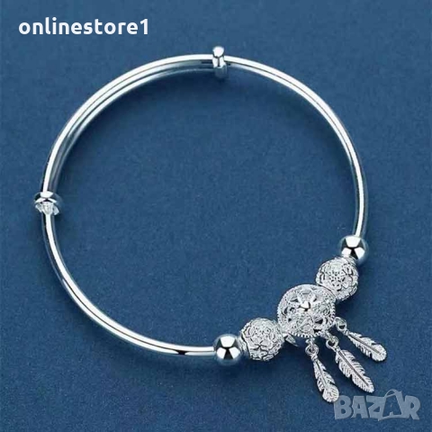 Сребърна гривна 925 - Пандора пътешествие BGR136, снимка 3 - Гривни - 36105296