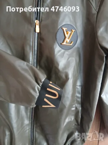  мъжко кожено яке бомбър- брандировка Louis Vuitton / Dior , снимка 4 - Якета - 55889226