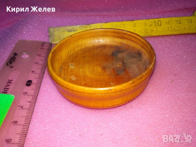 СТАРА МАЛКО ДЕКОРАТИВНА ДЪРВЕНА ЧИНИЙКА За МЕХАНА БИТОВ КЪТ КОЛЕКЦИЯ ДЕКОРАЦИЯ 42903, снимка 8 - Декорация за дома - 44312662
